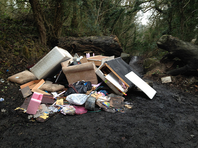 Flytippers strike again at popular Wrekin beauty spot