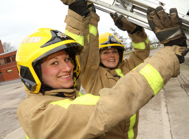 Latest female recruits get ready to join fire service