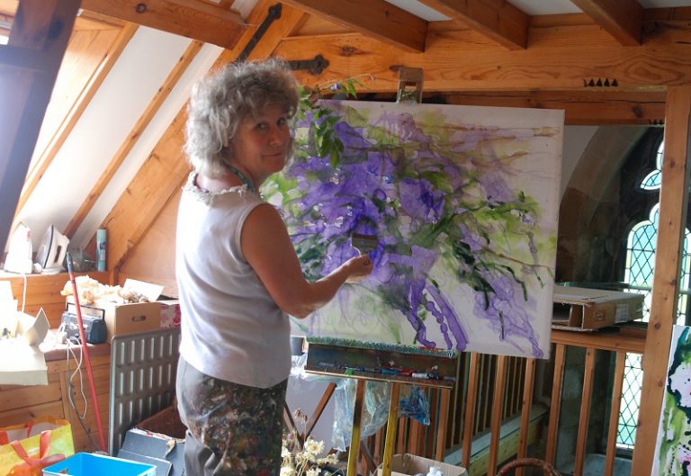 Art & Wine collaborate at Shropshire Vineyard!