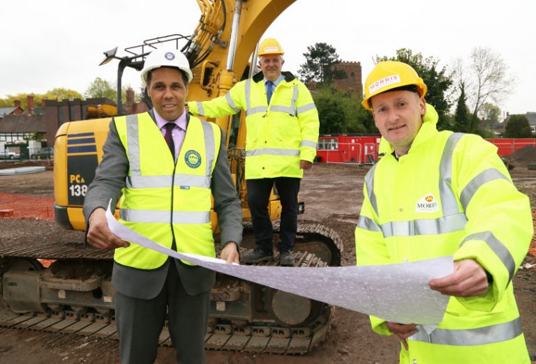 Morris Property begins work on new affordable apartments for Severnside Housing