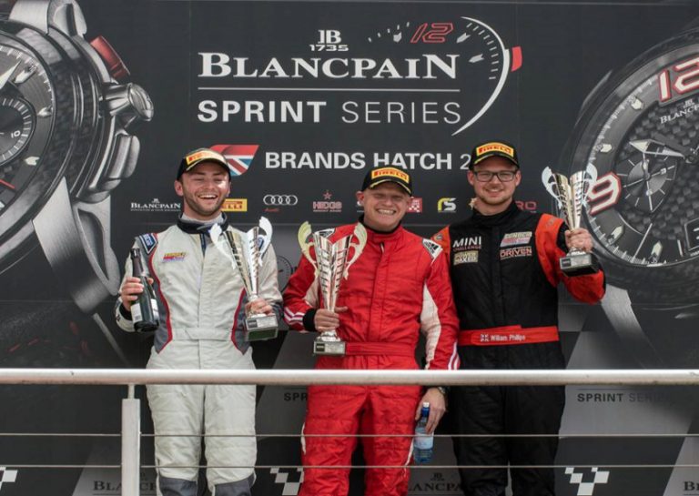 Two more podiums for Telford’s Smith at Brands Hatch