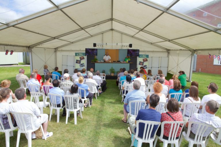 Packed line up of cooking demos for foodies at Cosford Food Festival