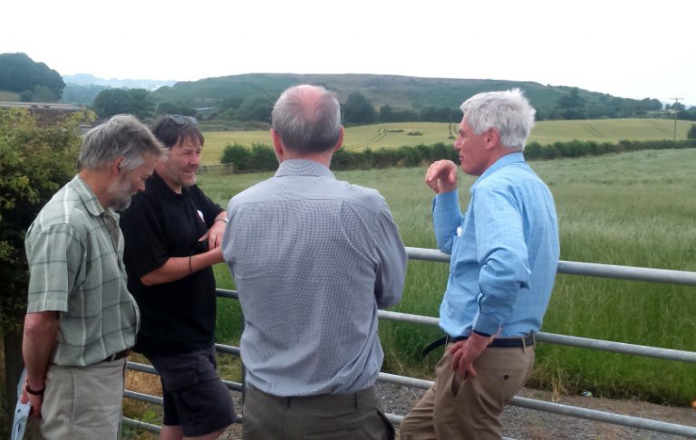 Legal expert makes fact-finding visit to threatened Old Oswestry hillfort