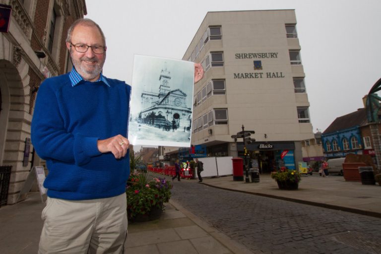 Local Historian giving talk on Shrewsbury Market Hall site
