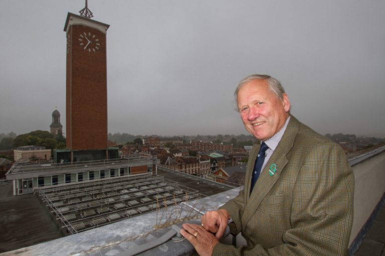 Stan Sedman will lead roof-top tours of the town’s Market Hall
