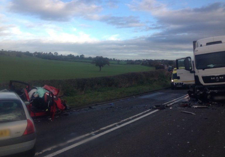 Driver airlifted following A49 collision near Dorrington