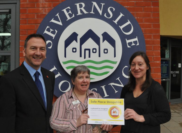 Severnside Housing sign up to Safe Places Shropshire