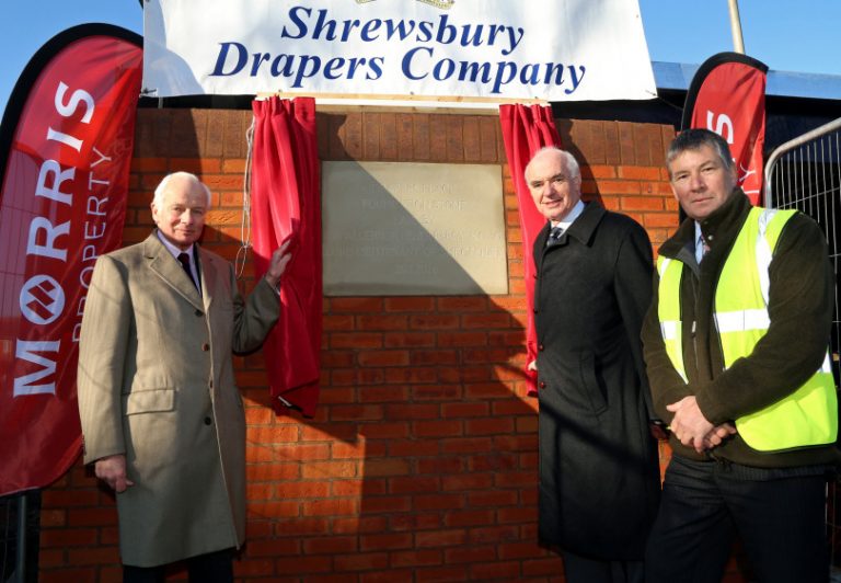 Lord-Lieutenant lays foundation stone at Drapers Place
