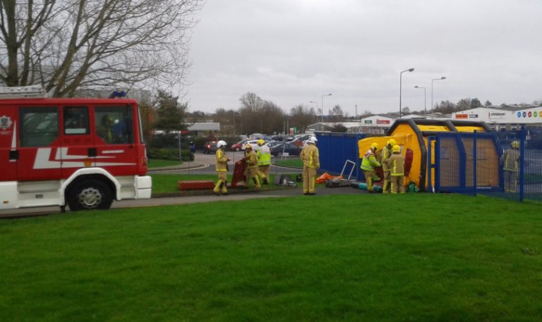 Fire service turns Telford business into training ground