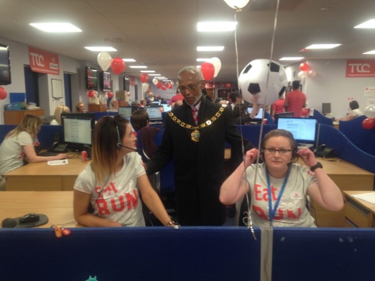 Sport Relief at The TTC Group in Telford