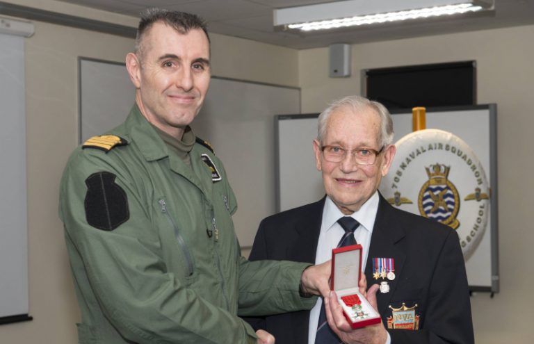 D-Day veteran presented with Chevalier de la Legion d’honneur medal