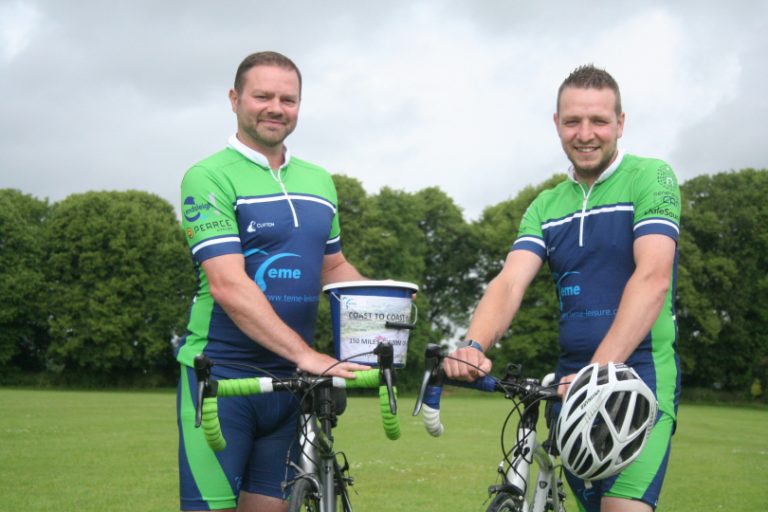 Teme Leisure staff take part in huge cycle challenge