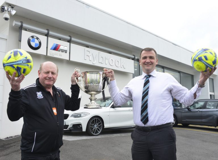Rybrook on the ball with Shawbury FC