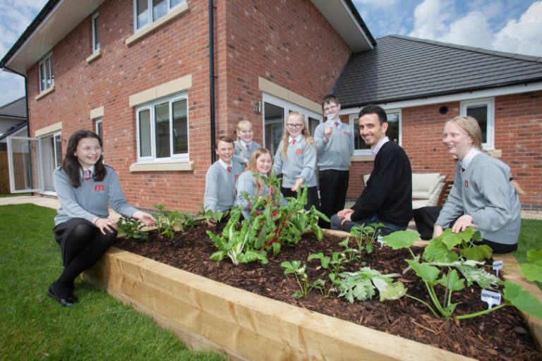 Tesni Homes gives The Marches School an eco-helping hand