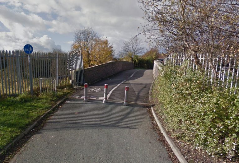 Man rescued after falling from railway bridge in Shrewsbury