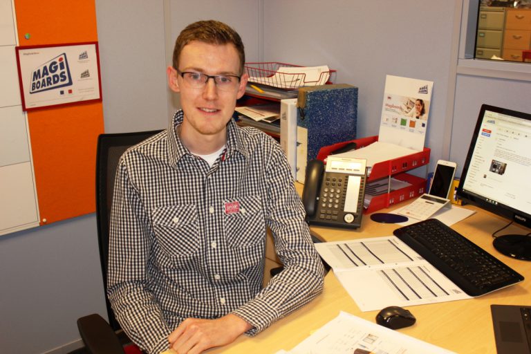 Apprentice accounts for his success