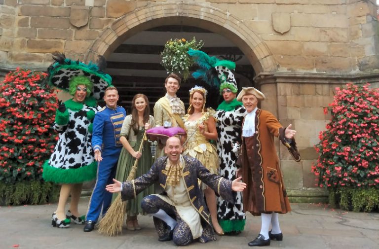 The cast of Theatre Severn’s pantomime ‘Cinderella’