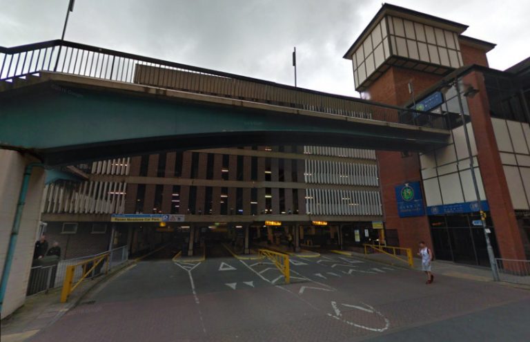 The entrance to Raven Meadows Car Park in Shrewsbury. Photo: Google