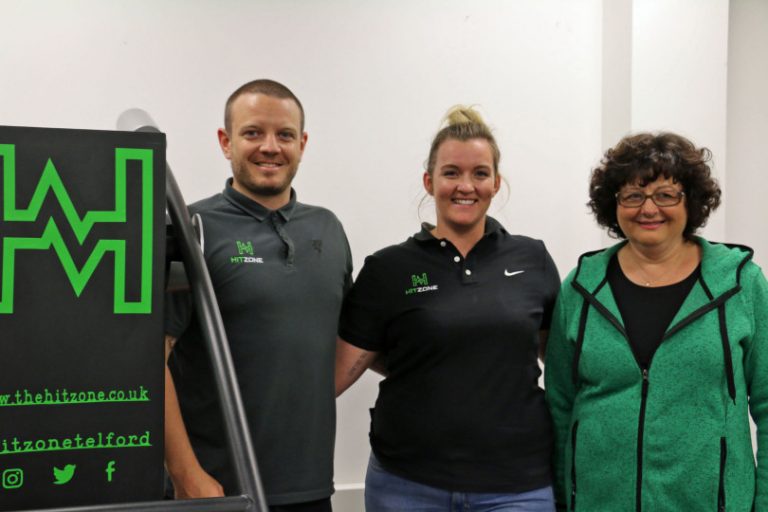 Christine Heath (right) with HITZone partners Stuart Cain and Jodi Ambrose