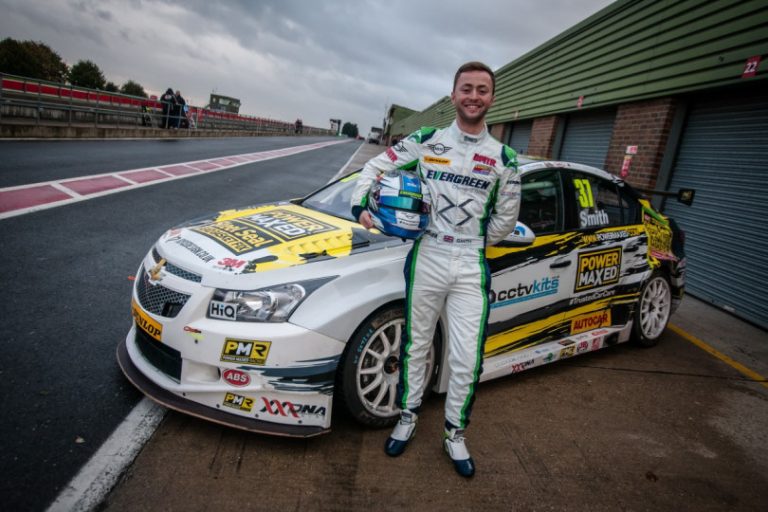 Race winning MINI Challenge driver Rob Smith. Photo: Mark Campbell/CarSceneUKMedia