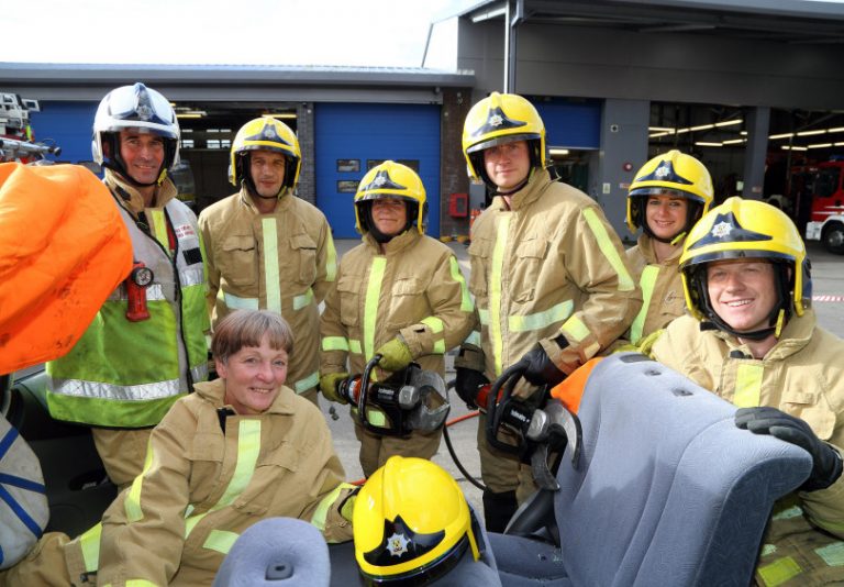 Shropshire’s High Sheriff in mock car rescue
