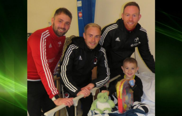 Crossbar's Jamie Haynes, Andy Smith and Gavin Cowan at Telford's PRH