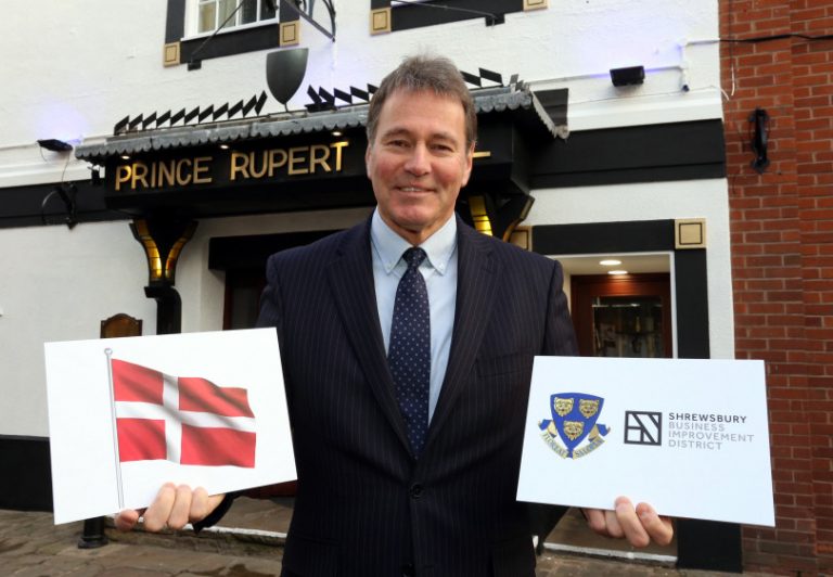 Mike Matthews, owner of the Prince Rupert and Chairman of Shrewsbury BID
