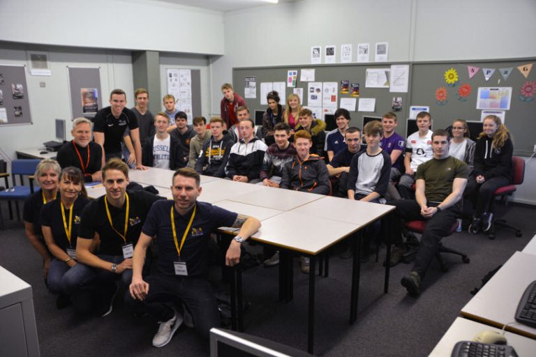 The group of Shrewsbury College ‘24 Peaks Challenge’ Students