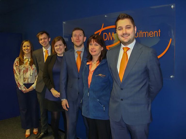 Judith Danks (facilities manager), Edward Danks (sales consultant), Louise Evans (compliance officer), Patrick O’Grady (sales consultant) Sue Danks (account team leader) and Stuart Danks (managing director)