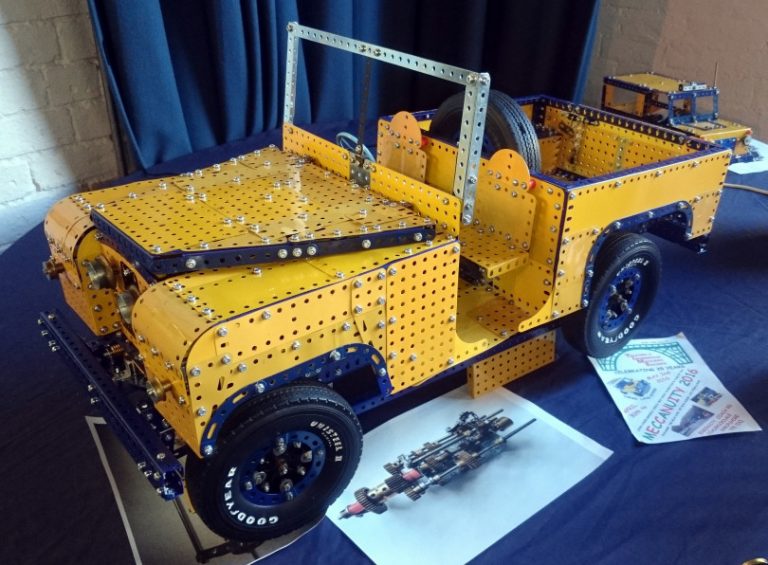 Meccano display at Enginuity