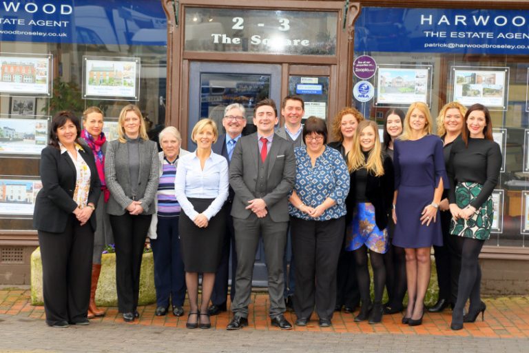 The Harwood Estate Agency staff at their Broseley office