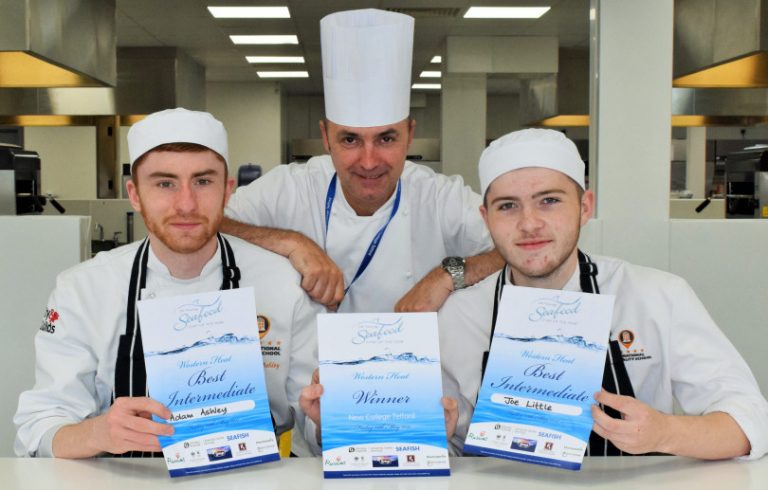 Adam Ashley and Joseph Little with Sean McNulty