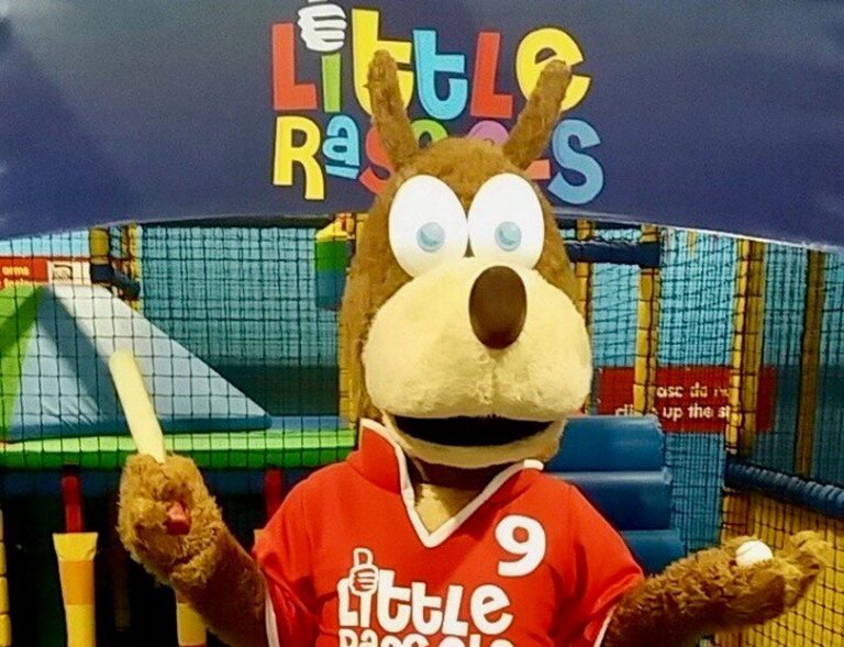 Kicca the Kangaroo, from the Little Rascals Indoor Soft Play Centre, gets ready for Sunday’s charity fun day in Pontesbury