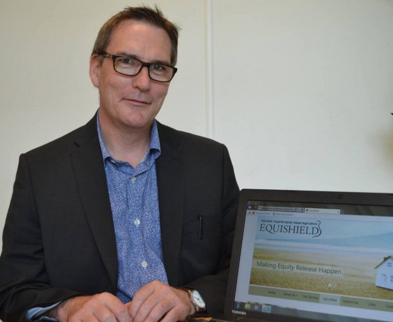 Simon Wagner launches the new Equishield service at Martin-Kaye