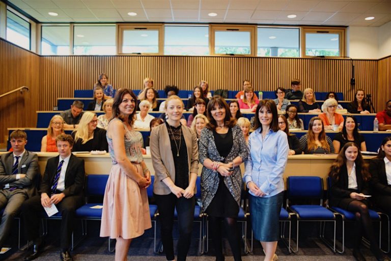 Guest speakers and female entrepreneurs gathered at the event