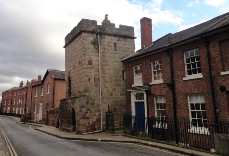 Shrewsbury’s Town Walls Tower. Photo: National Trust