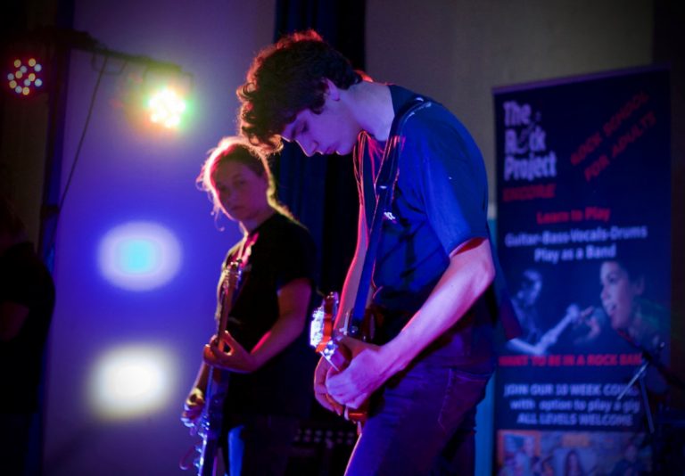 Budding young rock stars performed at Church Stretton Church Hall