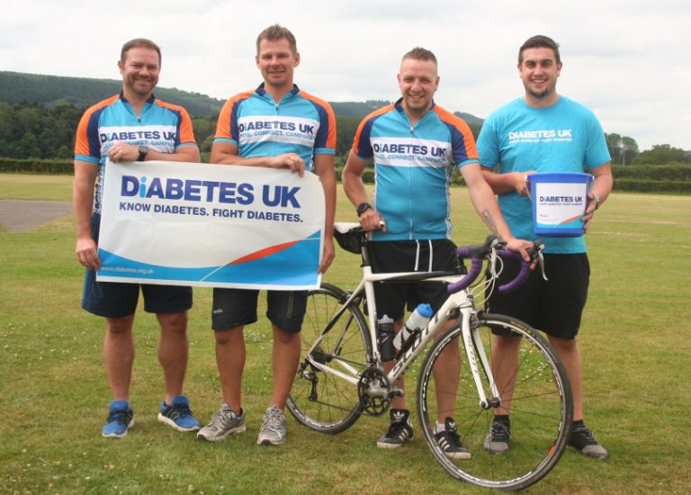 Teme Leisure saddles up for epic cycle ride in aid of Diabetes UK