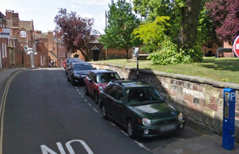On street parking at Belmont in Shrewsbury. Photo: Google Street View