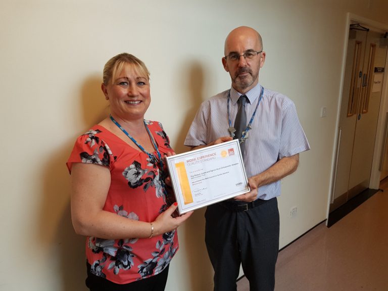 Jo Bayliss, Training Manager at RJAH and Allen Edwards, Training Advisor at RJAH