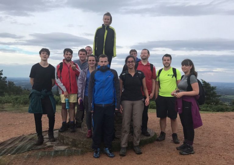 Members of the Whittingham Riddell team take part in training ahead of the challenge