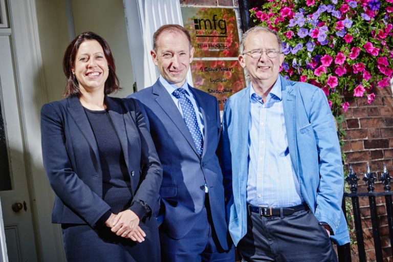 Janna Vigar, Peter Stephens and Rory Chase of mfg Solicitors