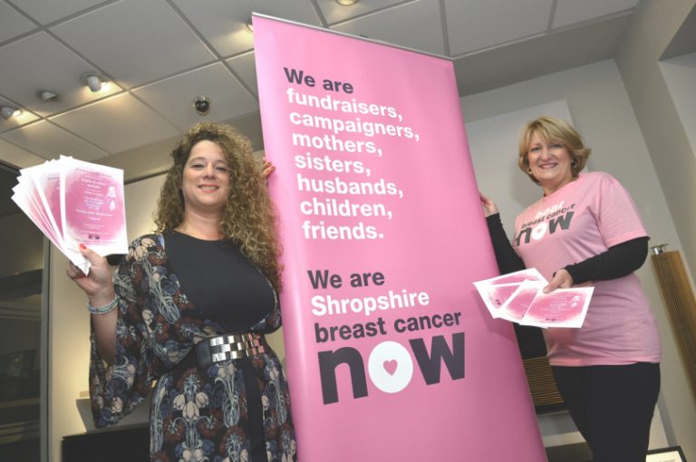Libby Gliksman and Tina Boyle promoting the event