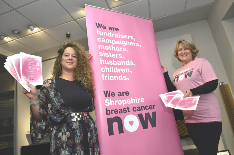 Libby Gliksman and Tina Boyle promoting the event