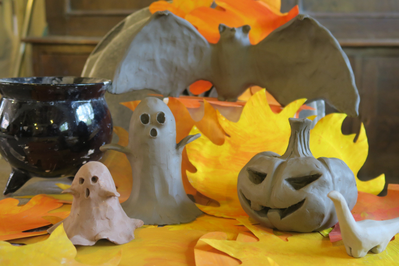 Make a clay ghost at Coalport China Museum