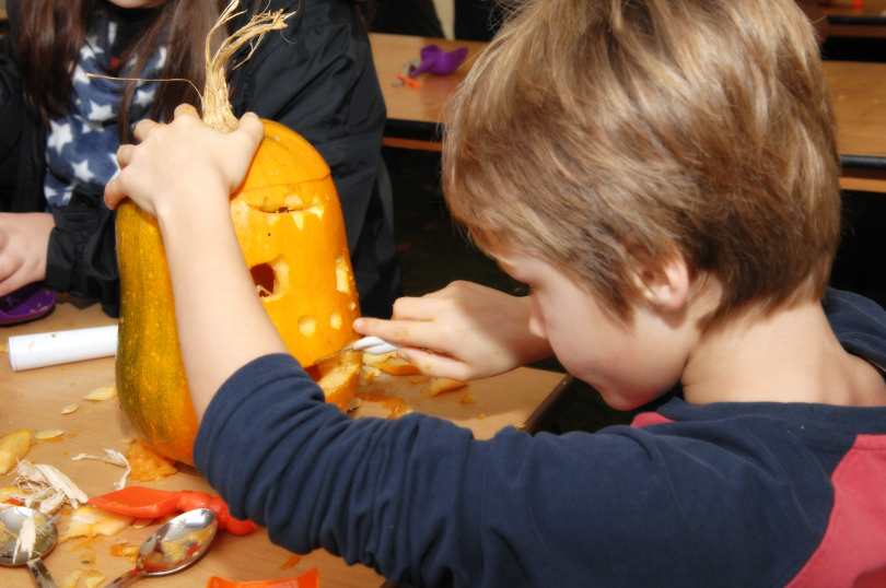 Pumpkin carving will take place at Attingham Park. Photo: National Trust/Ian Dunning