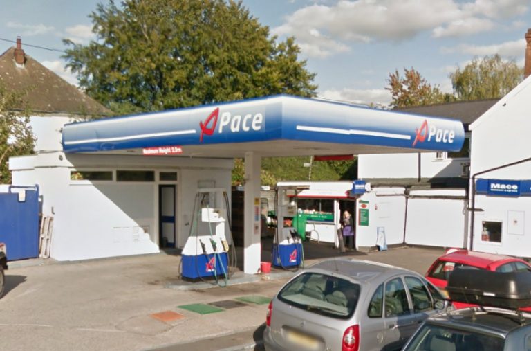 The robbery took place at a petrol station in Cross Houses. Photo: Google Street View