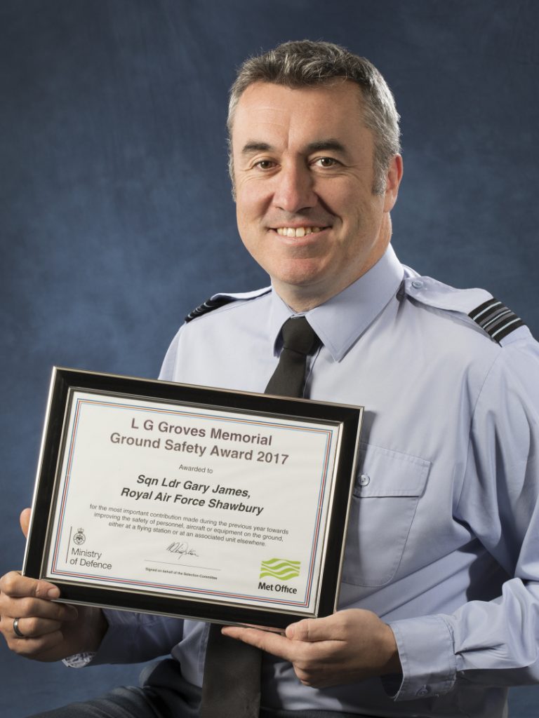 Sqn Ldr Gary James, Station Flight Safety Officer (SFSO) at RAF Shawbury