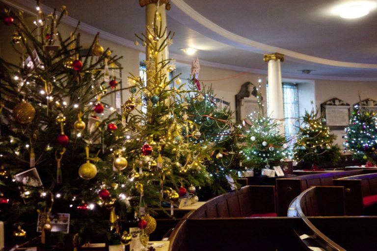 Over 50 trees are on display at the Christmas Tree Festival. Photo: St Chad's Church