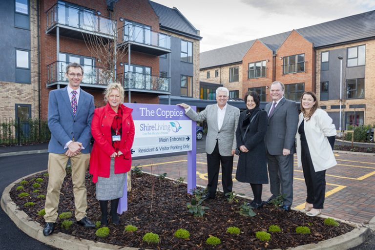 Tim Shrosbree and Andria Cox from Shropshire Council, Wayne Gethings, Managing Director, The Wrekin Housing Trust, Nigel Downs, Managing Director, Choices, Maria Howell and Claire Evans from Shropshire Council